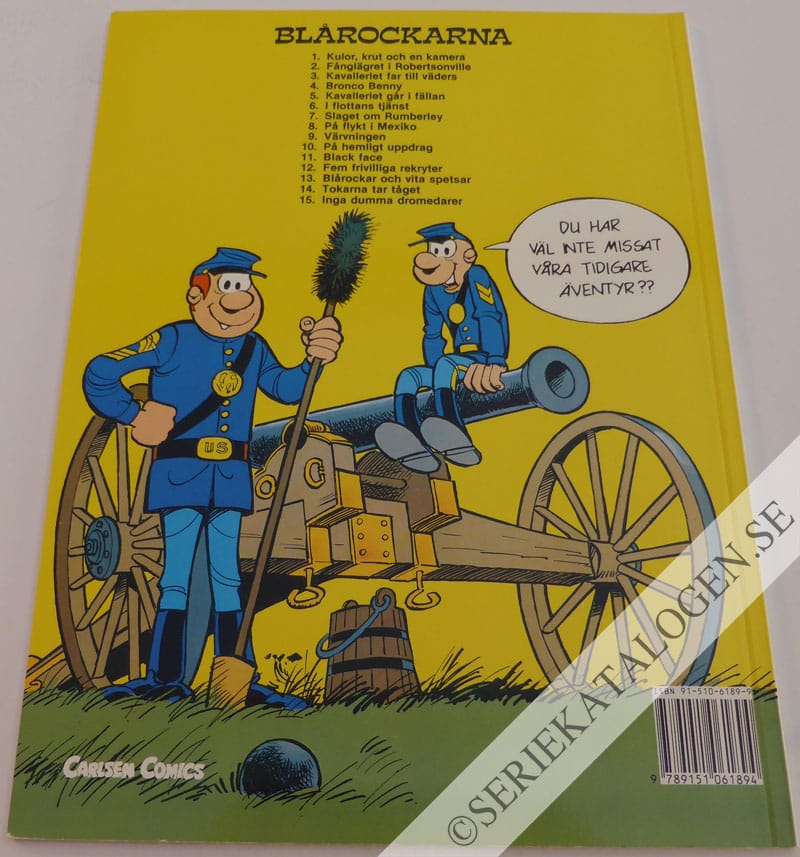 Baksida på Inga dumma dromedarer (1990)