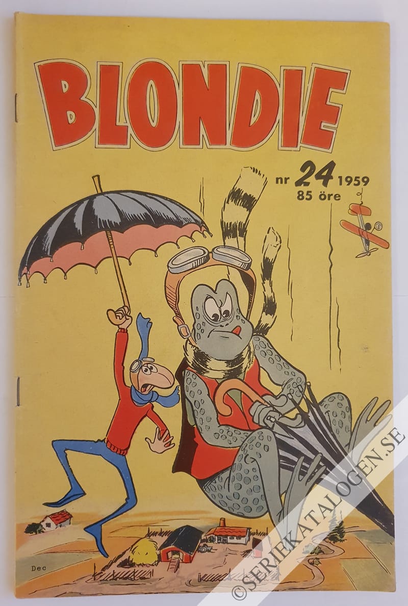 Framsida på Blondie #24 (1959)