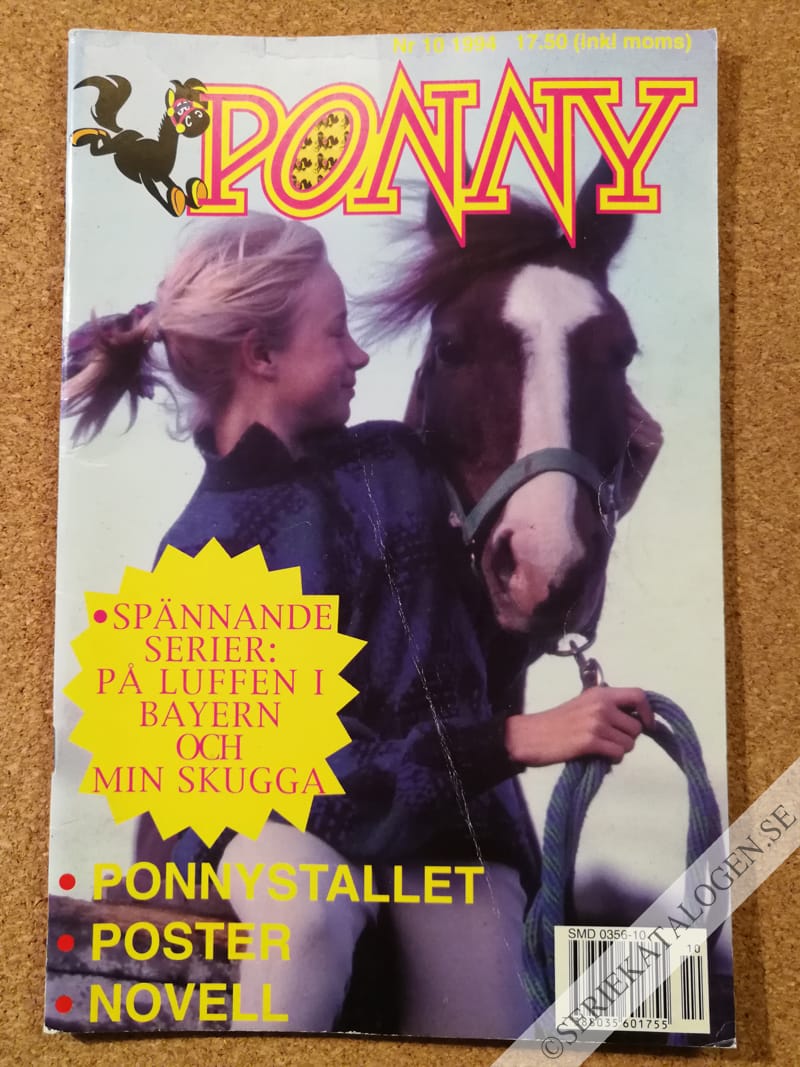 Framsida på Ponny-magasinet #10 (1994)