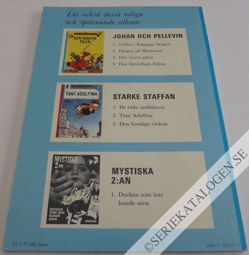 Baksida på Den förtrollade flöjten (1974)