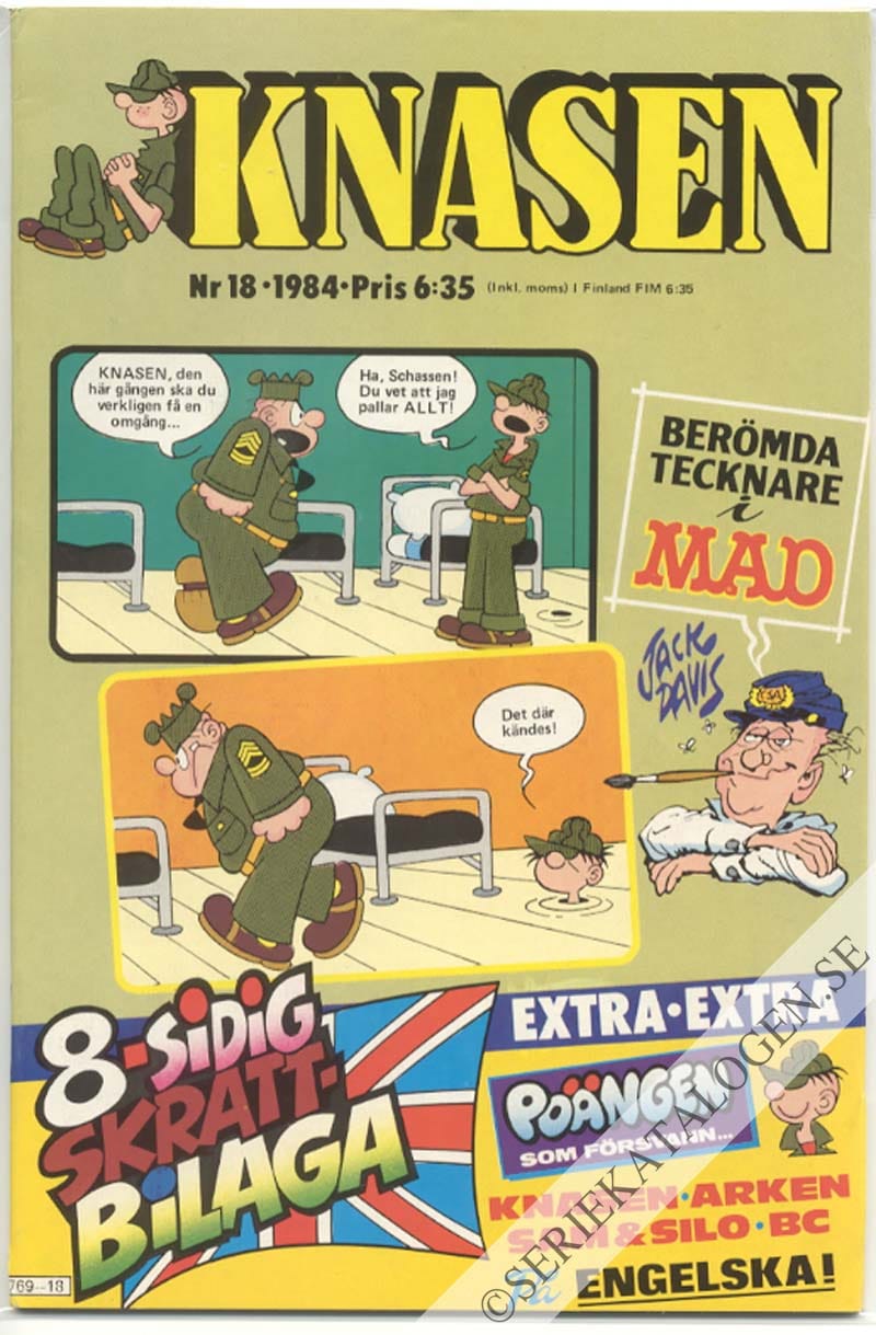 Framsida på Knasen #18 (1984)