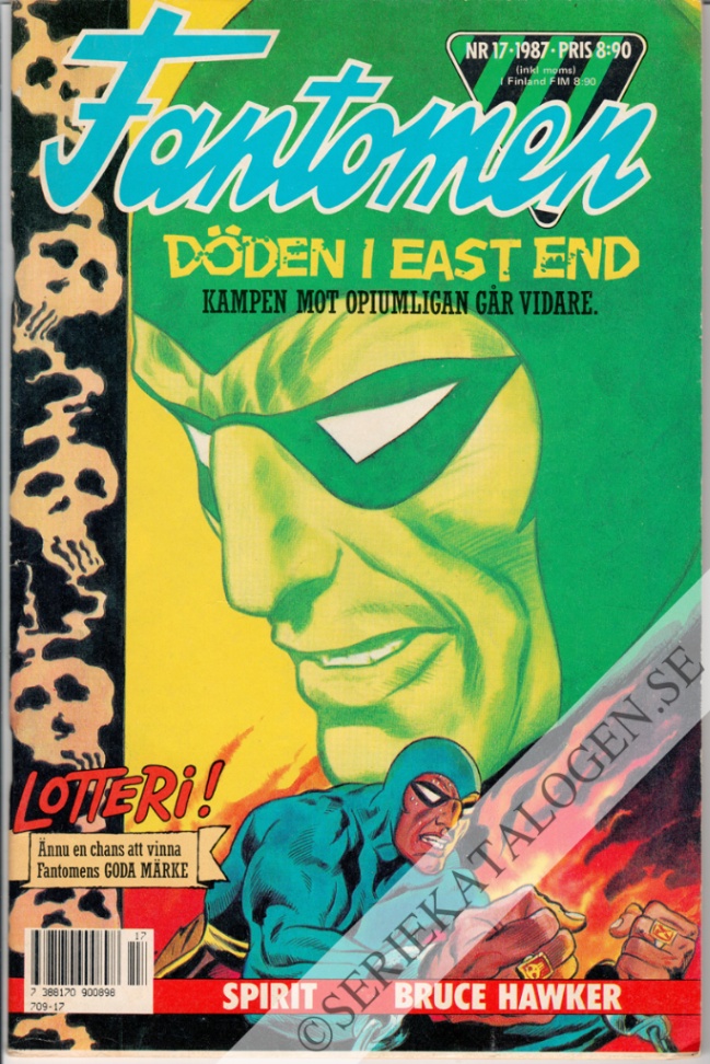 Framsida på Fantomen #17 (1987)