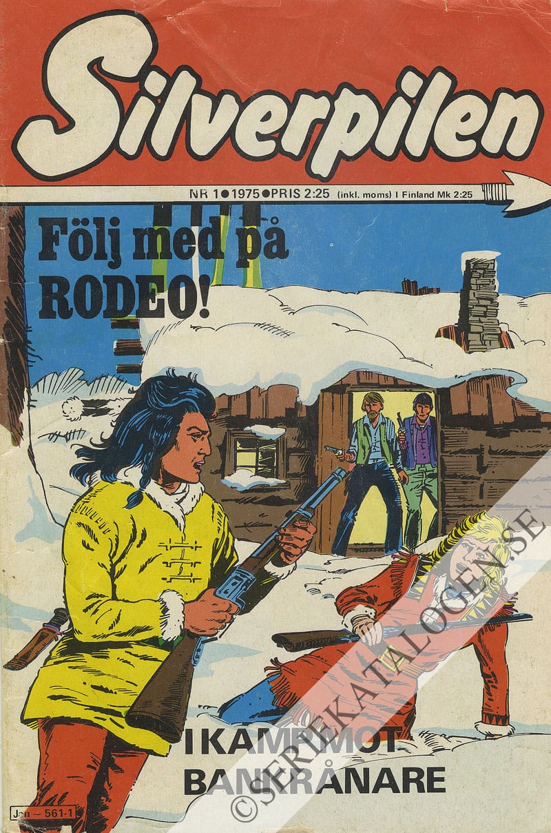 Framsida på Silverpilen #1 (1975)