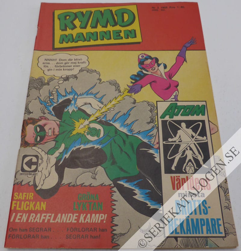 Framsida på Rymdmannen #2 (1968)