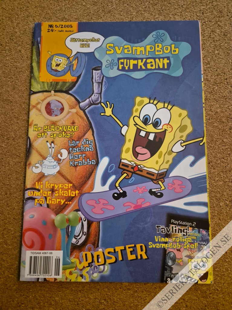 Framsida på Svampbob Fyrkant #6 (2005)
