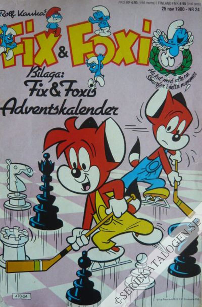 Framsida på Fix och Foxi #24 (1980)