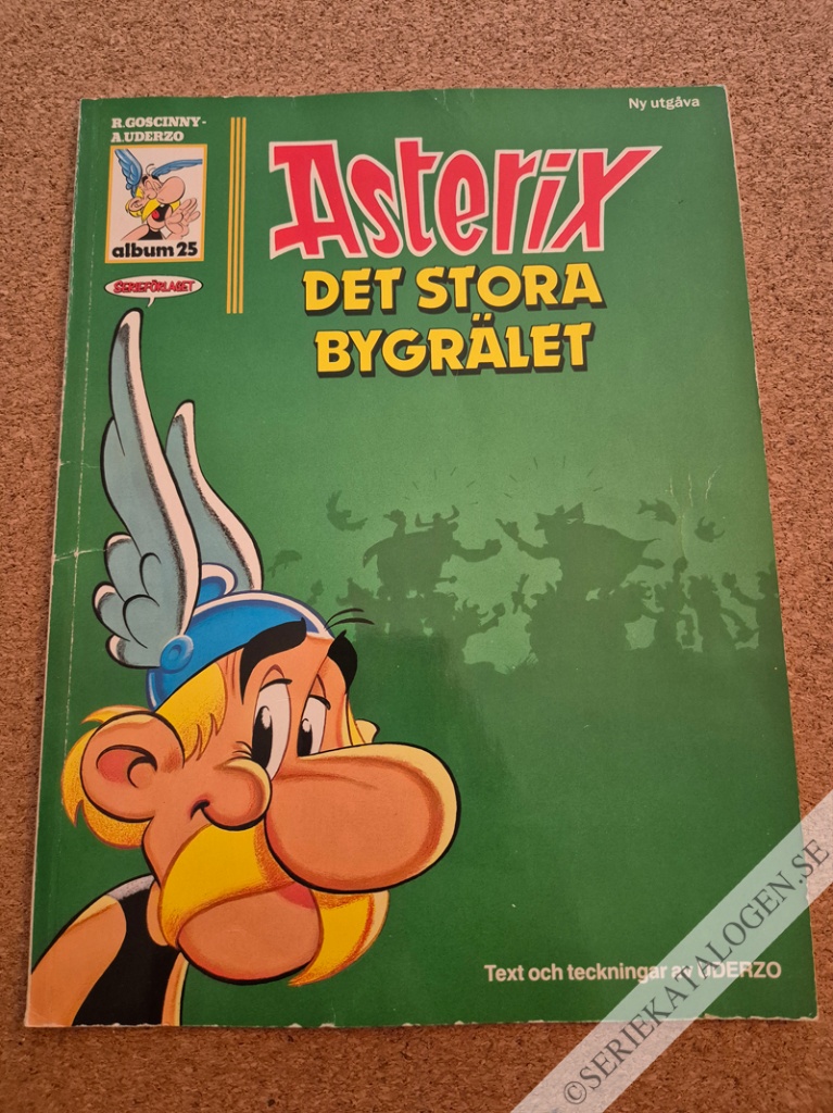 Framsida på Asterix och det stora bygrälet (1989)