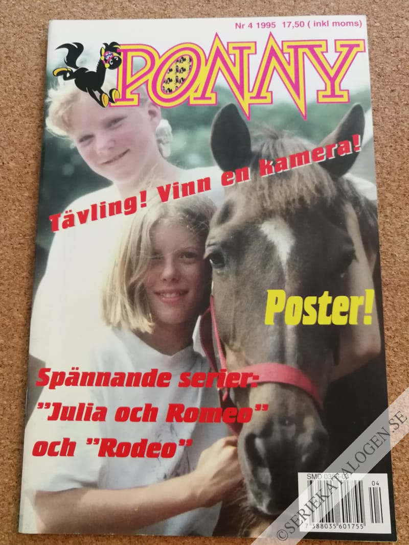 Framsida på Ponny-magasinet #4 (1995)