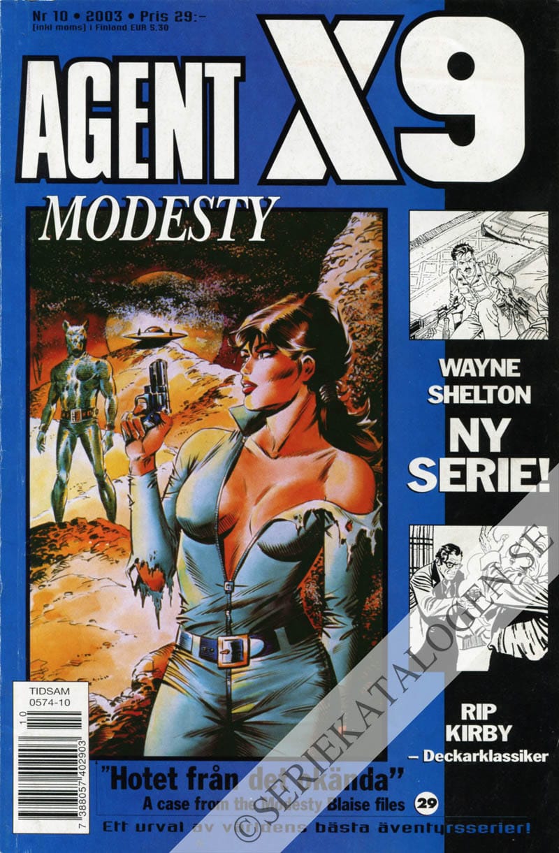Framsida på Agent X9 #10 (2003)