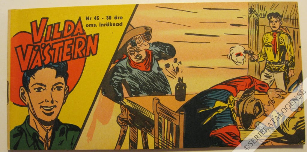 Framsida på Vilda Västern #45 (1961)