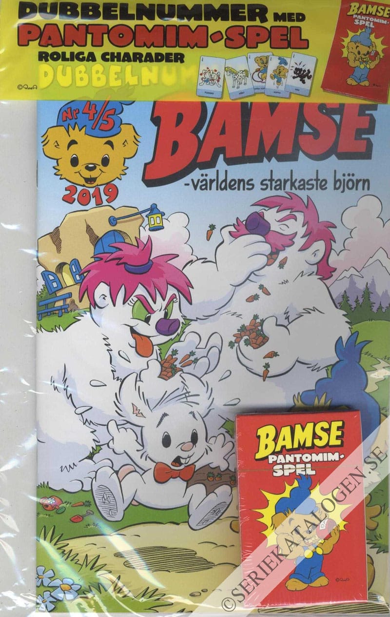 Framsida på Bamse #4-5 (2019)