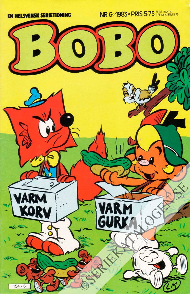 Framsida på Bobo #6 (1983)