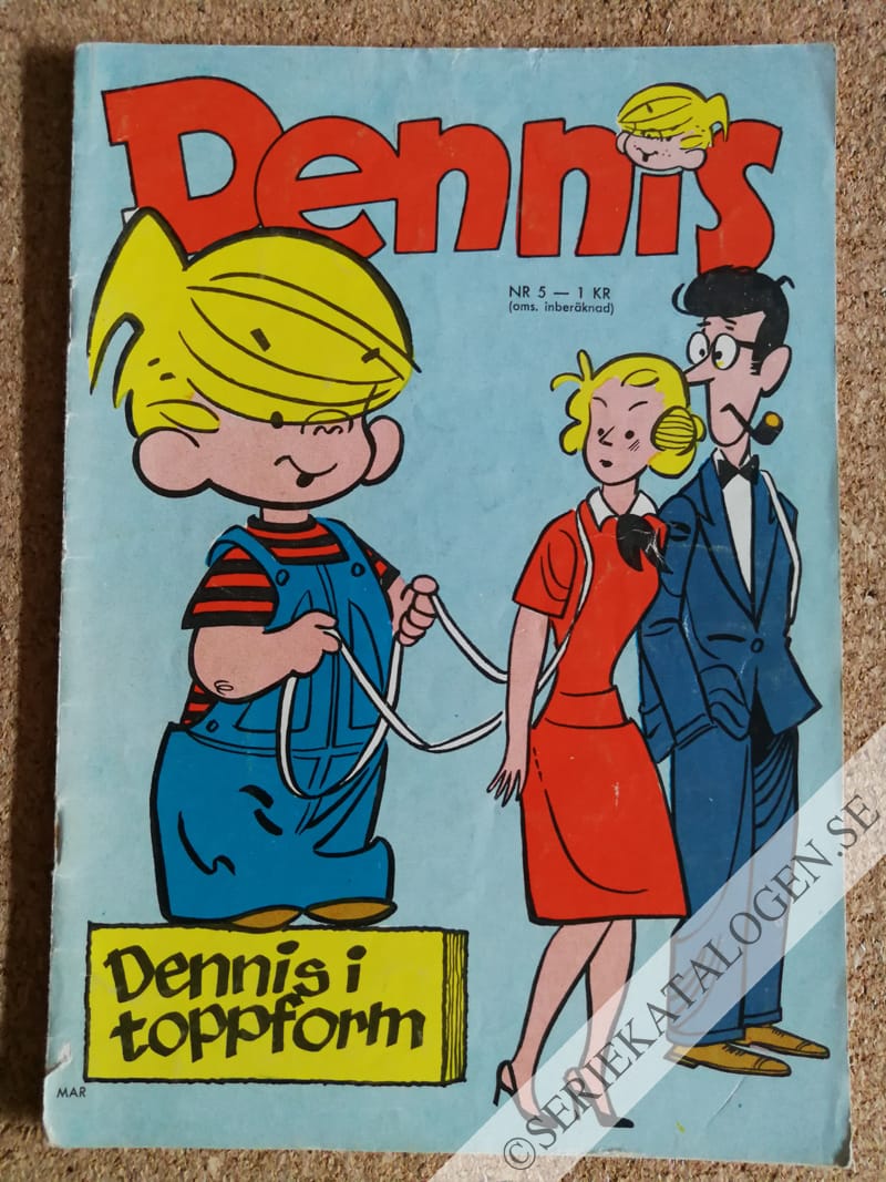 Framsida på Dennis #5 (1967)