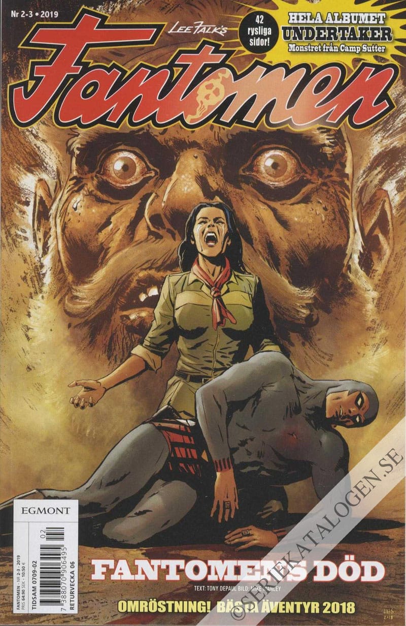 Framsida på Fantomen #2-3 (2019)