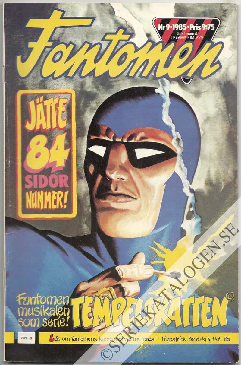 Framsida på Fantomen #9 (1985)