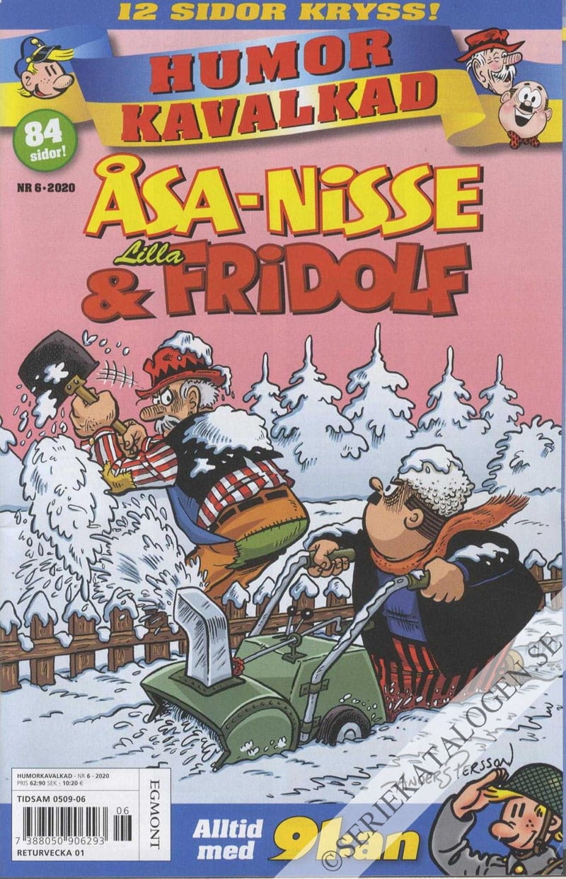 Framsida på Humorkavalkad #6 (2020)