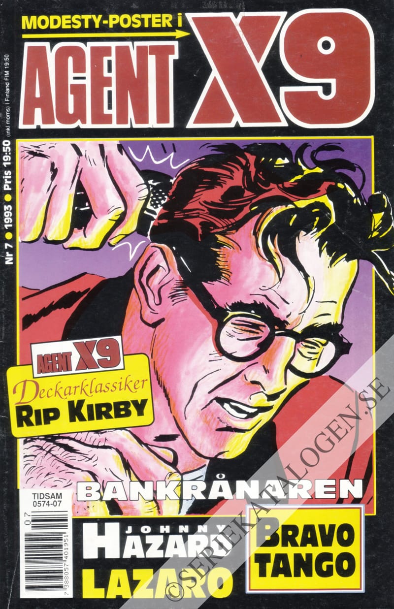 Framsida på Agent X9 #7 (1993)