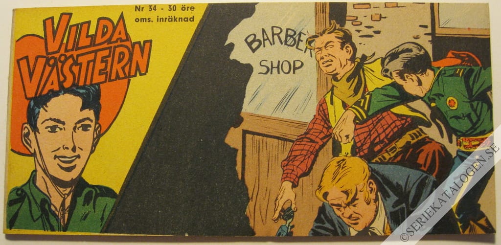Framsida på Vilda Västern #34 (1960)