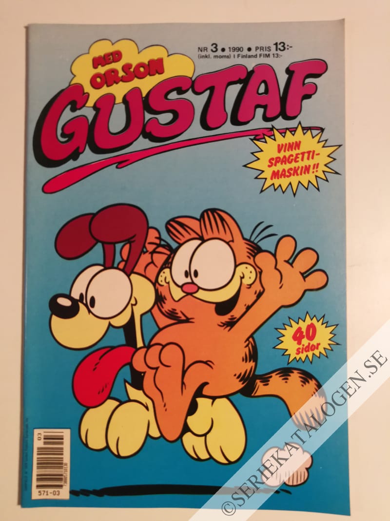 Framsida på Gustaf #3 (1990)