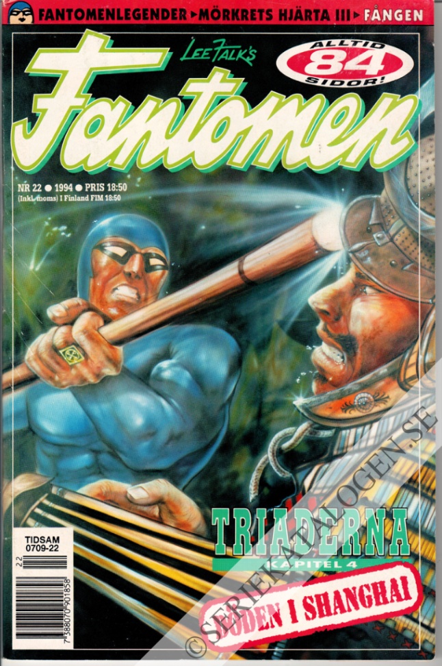 Framsida på Fantomen #22 (1994)