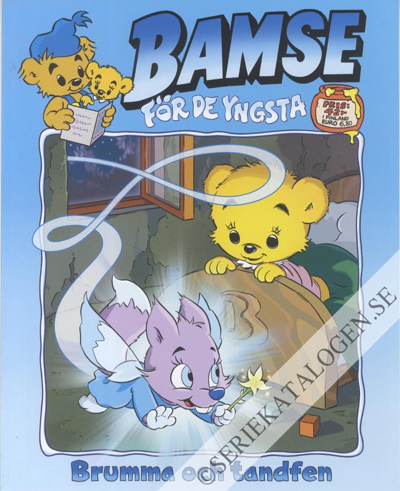 Framsida på Bamse för de yngsta #7 - Brumma och tandfen (2023)