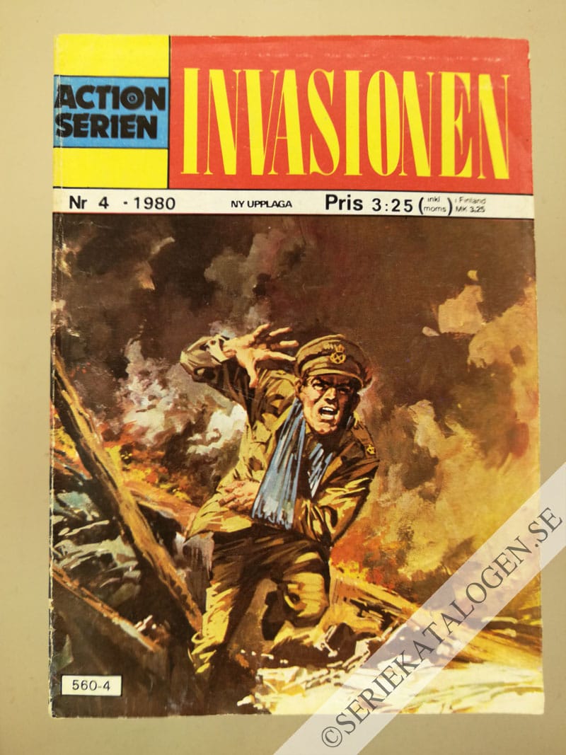 Framsida på Actionserien Invasionen (1980)