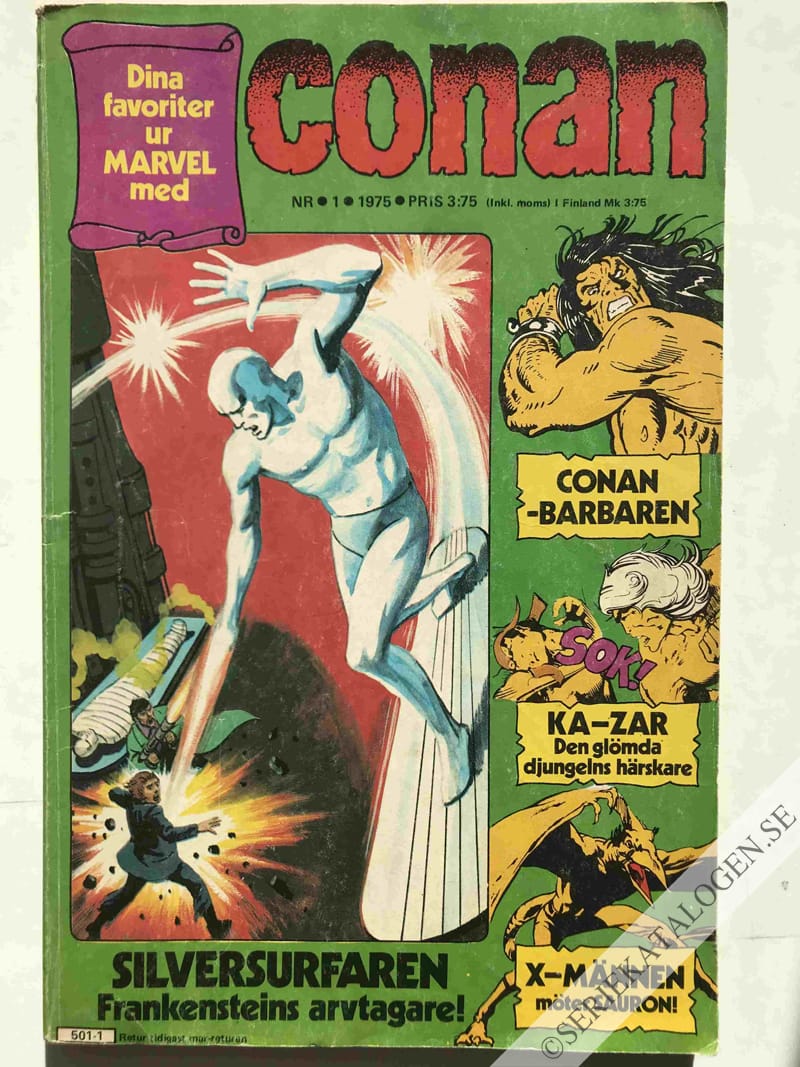 Framsida på Conan #1 (1975)