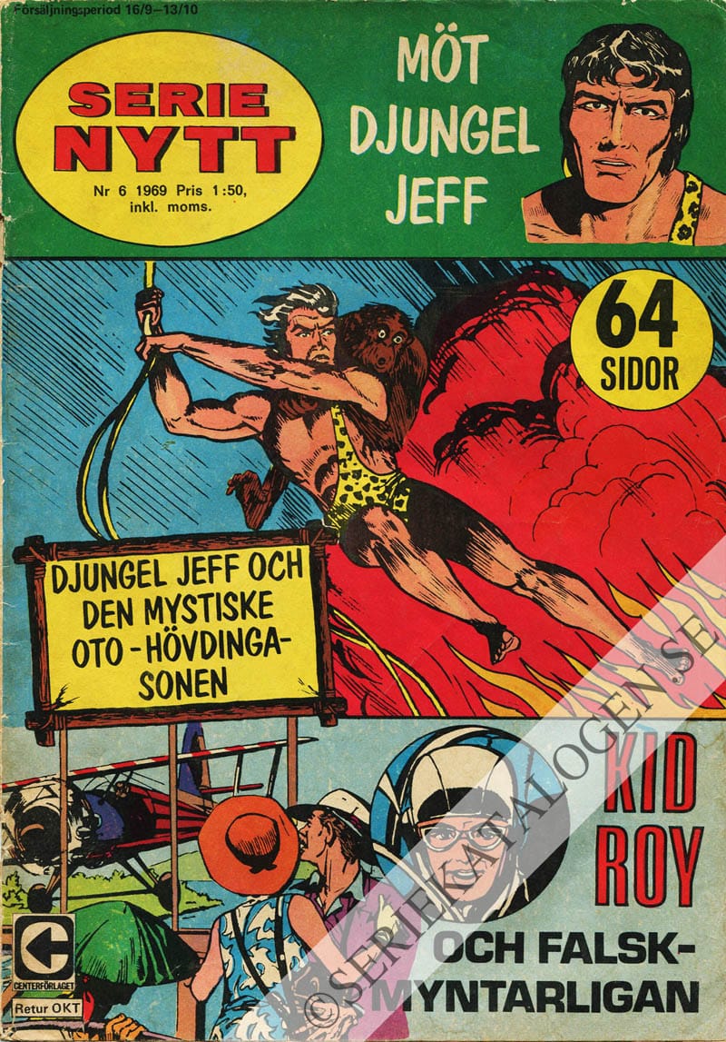 Framsida på Serie-Nytt #6 (1969)