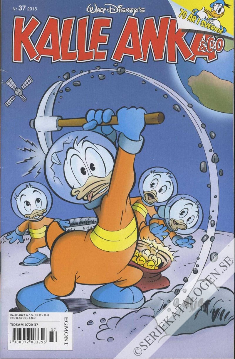 Framsida på Kalle Anka & C:o #37 (2018)