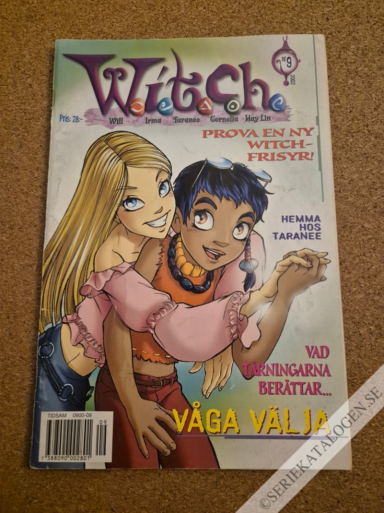 Framsida på W.i.t.c.h. #9 - Våga välja (2002)