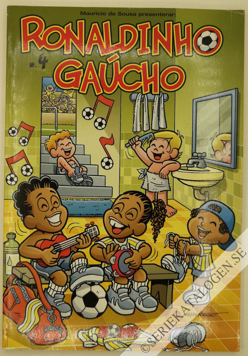 Framsida på Mauricio de Sousa presenterar Ronaldinho Gaúcho #4 (2009)