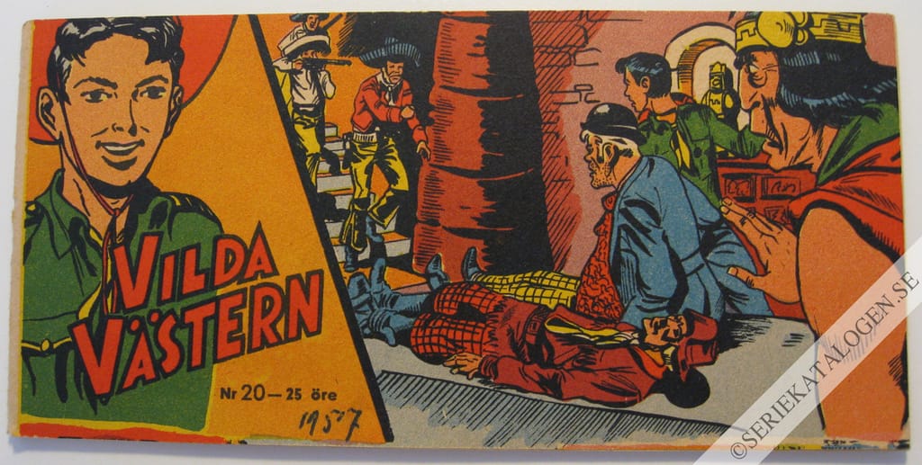 Framsida på Vilda Västern #20 (1957)