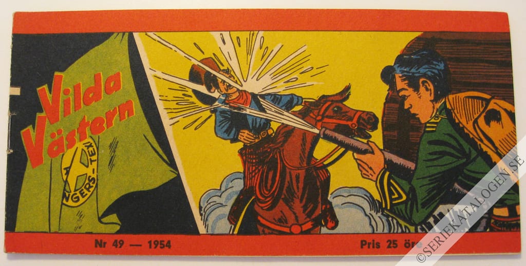 Framsida på Vilda Västern #49 (1954)
