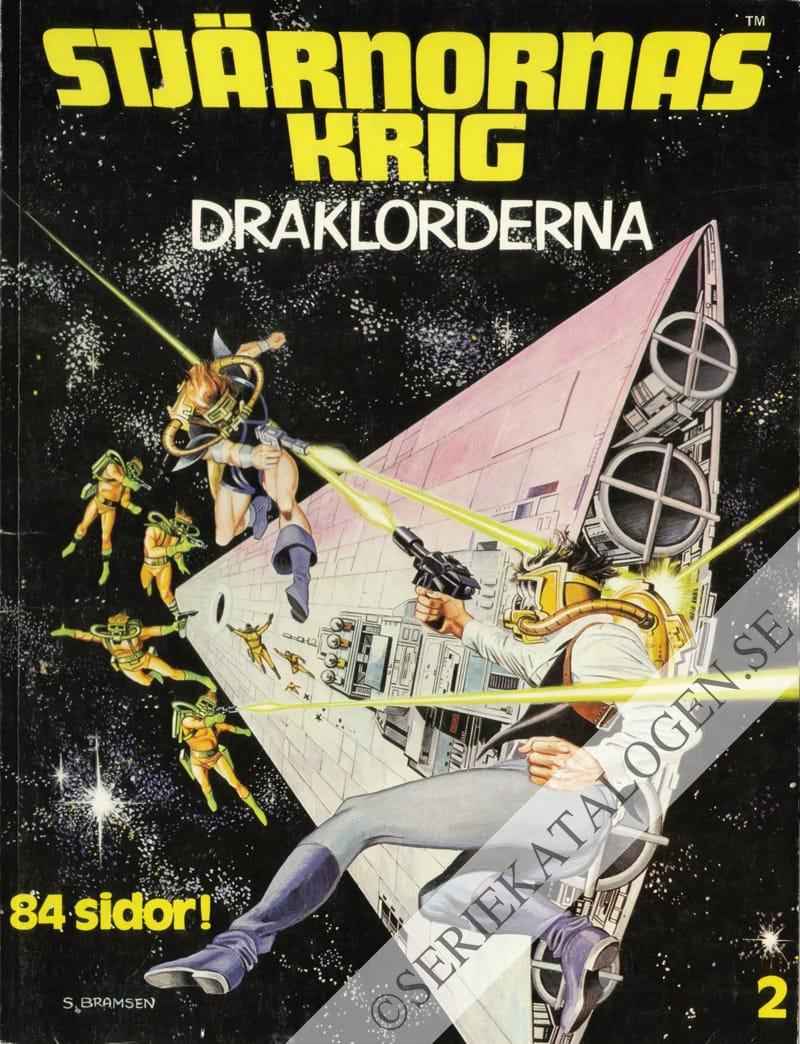 Framsida på Stjärnornas krig Draklorderna (1978)