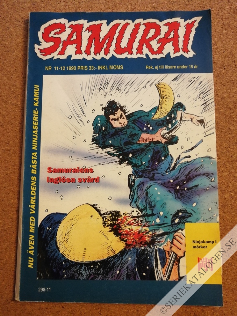 Framsida på Samurai #11-12 (1990)