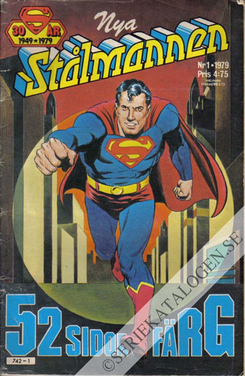 Framsida på Stålmannen #1 (1979)