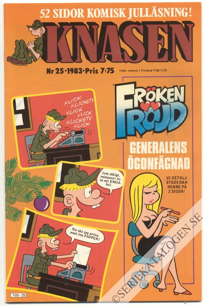 Framsida på Knasen #25 (1983)