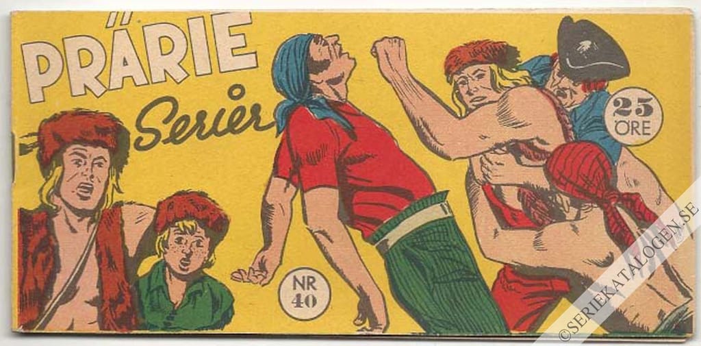 Framsida på Prärie-serier #40 (1957)