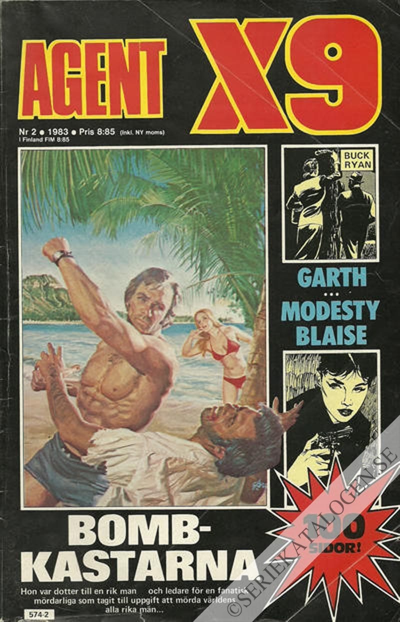 Framsida på Agent X9 #2 (1983)