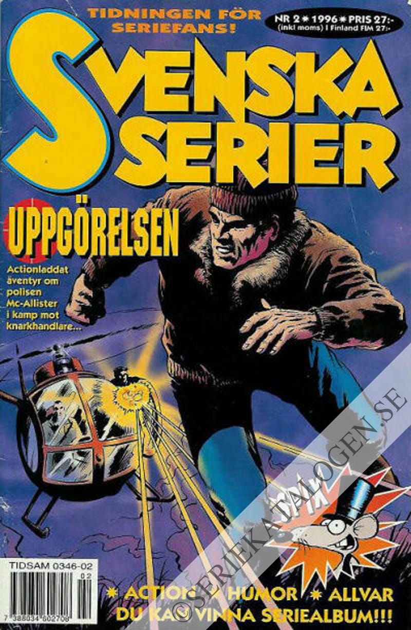 Framsida på Svenska serier #2 (1996)
