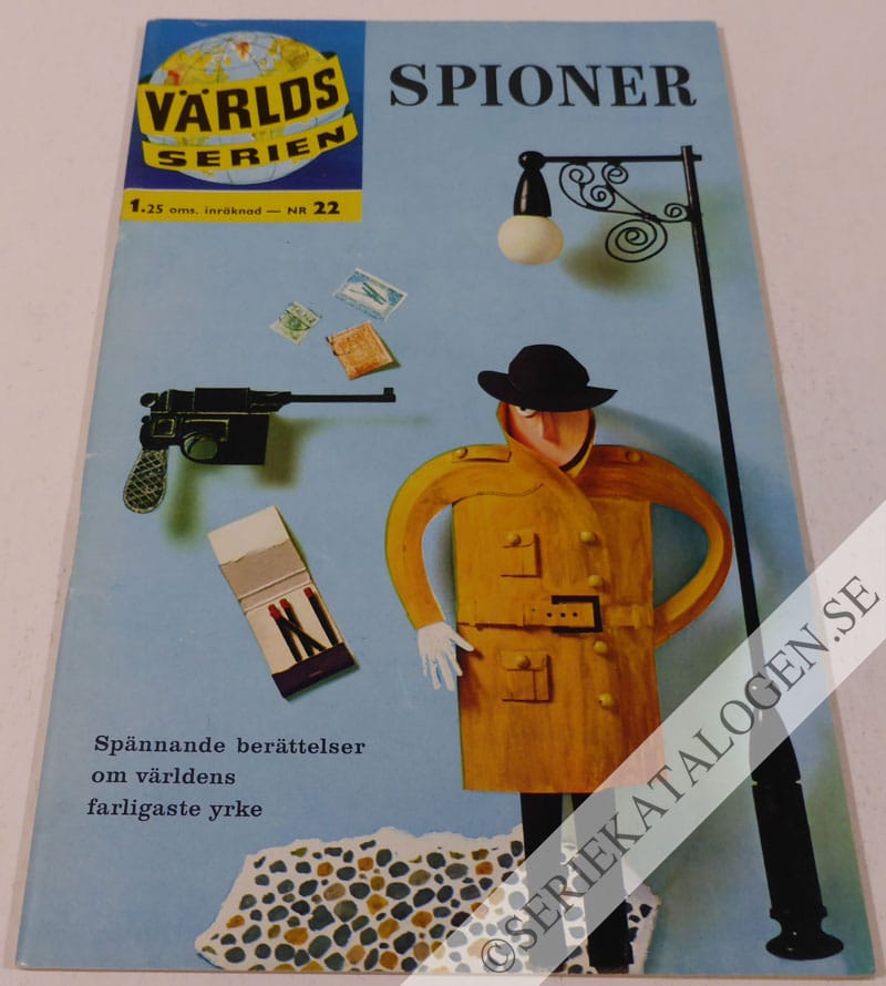 Framsida på Världsserien Spioner (1961)