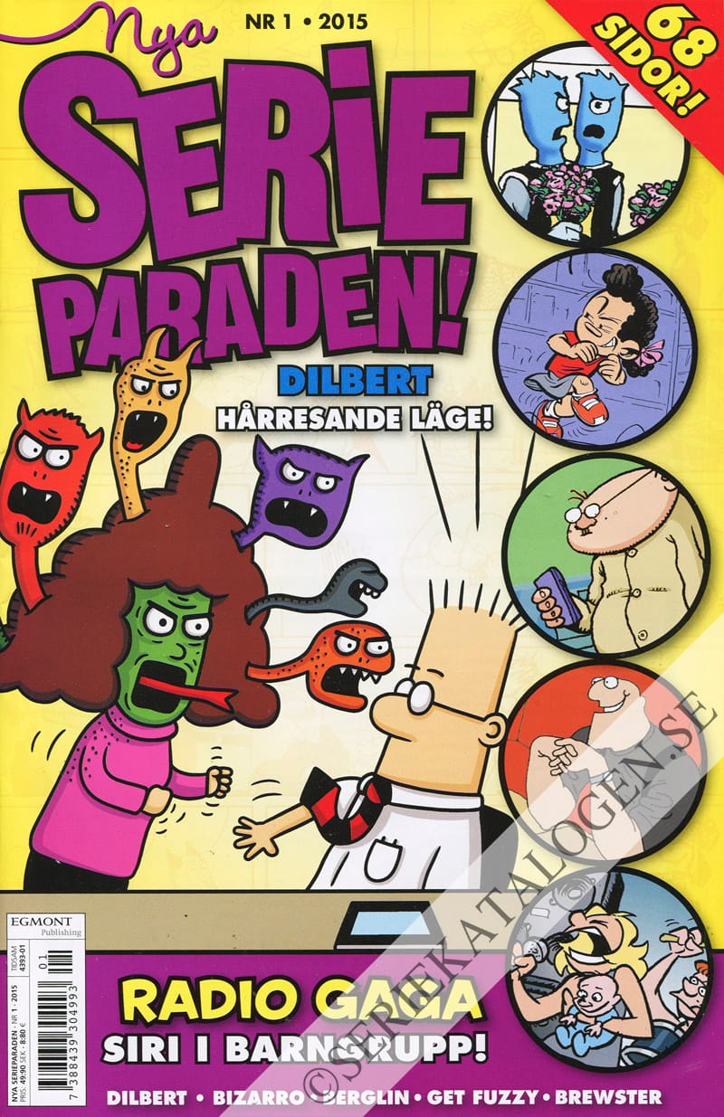 Framsida på Nya Serieparaden #1 (2015)