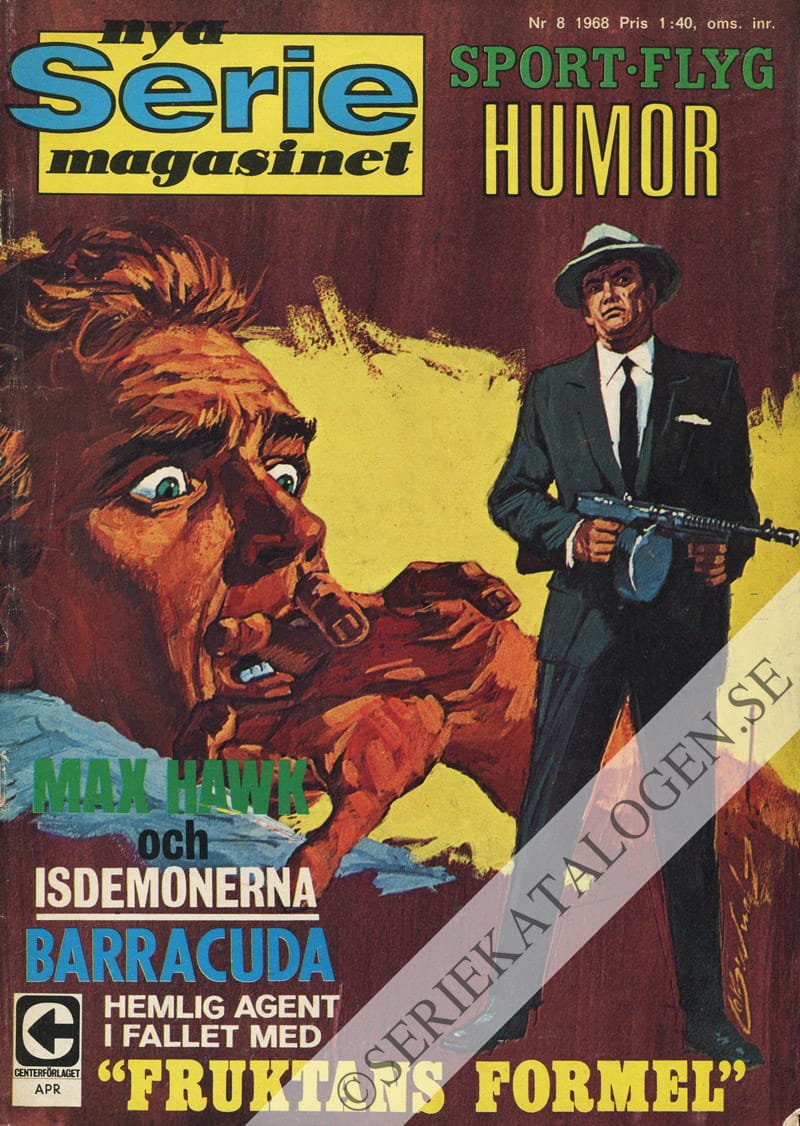 Framsida på Seriemagasinet #8 (1968)