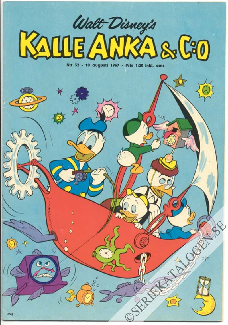 Framsida på Kalle Anka & C:o #32 (1967)