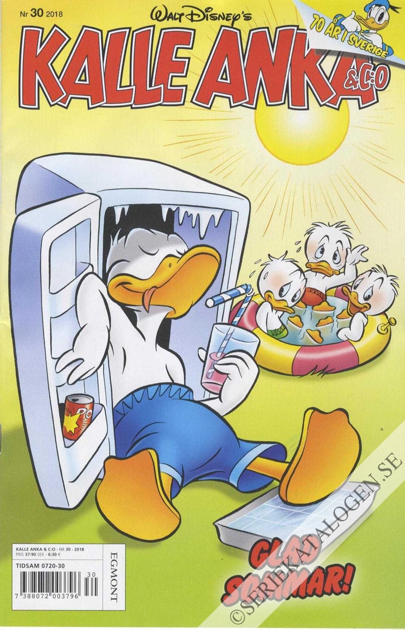 Framsida på Kalle Anka & C:o #30 (2018)