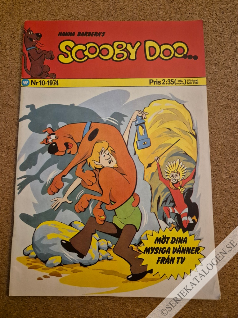Framsida på Scooby Doo #10 (1974)