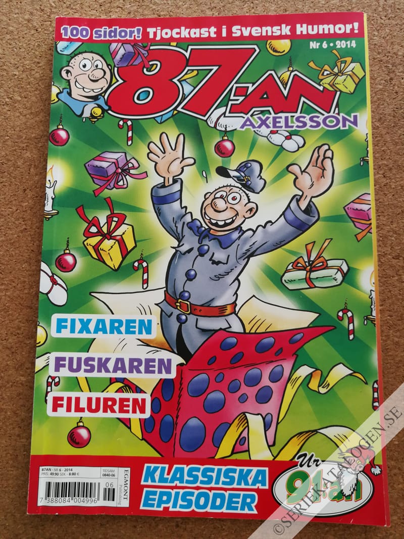 Framsida på 87:an Axelsson #6 (2014)