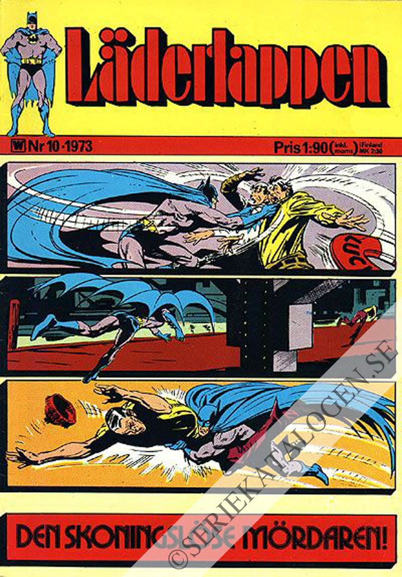 Framsida på Läderlappen och Robin #10 (1973)