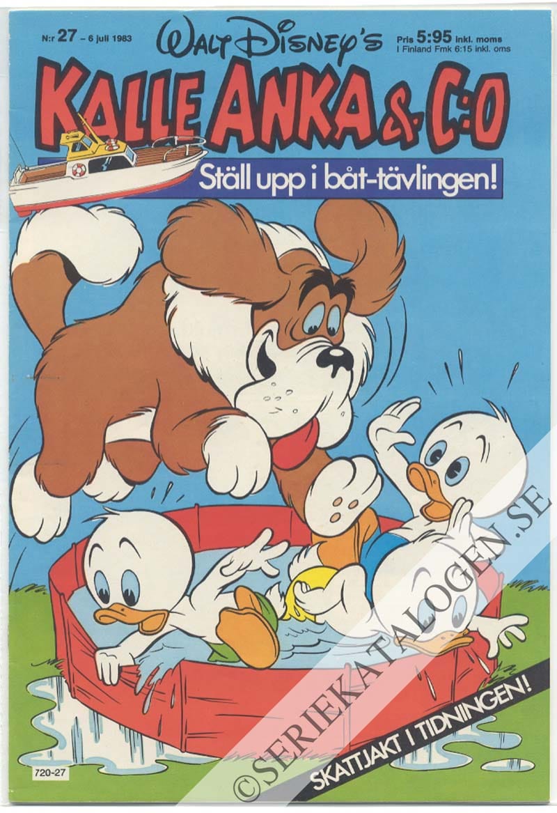 Framsida på Kalle Anka & C:o #27 (1983)