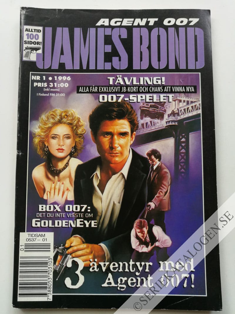 Framsida på James Bond agent 007 #1 (1996)